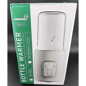 Grownsy N1T 5-in-1 Baby Bottle Warmer w/Timer & LCD Temp Display – Fast & Versat